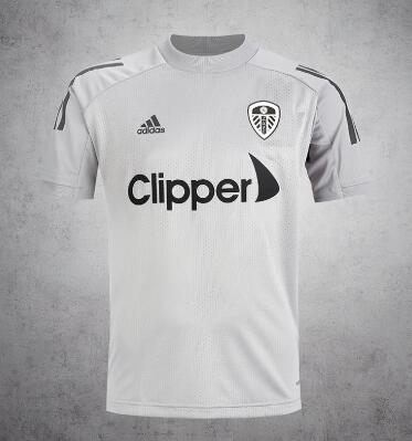 2020-21 Leeds United Grey Training Shirt